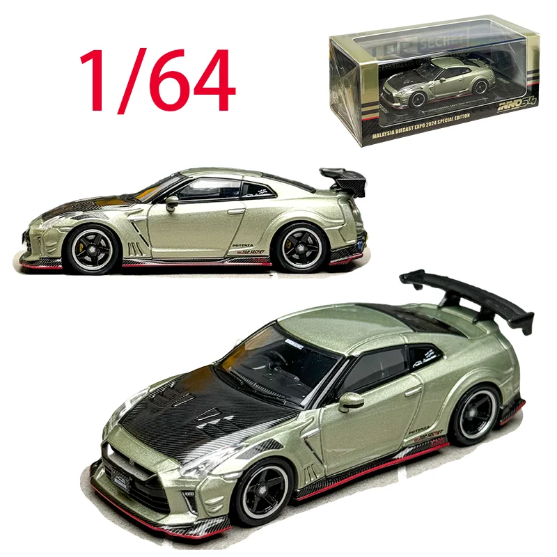 

INNO Diecast 1/64 Scale Nissan Alloy Car Model Nissan GTR R35 Malaysia Limited Edition Play Vehicles Toys for Boys Original Box