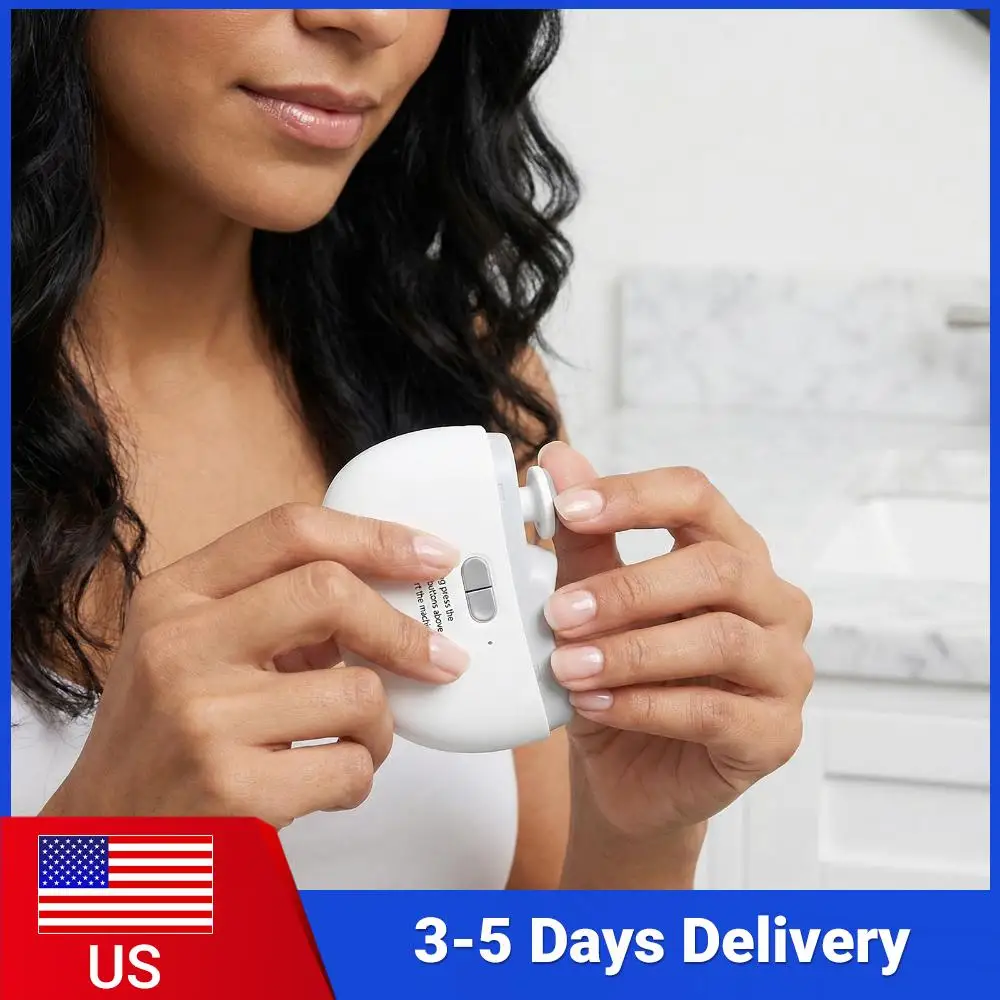 

3 In 1 Electric Nail Clipper with LED Automatic Nail Trimmer USB-C Charging Smart Toenail Grinder for Home Office Outdoor Travel