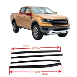 4 Pcs Outside Window Glass Rubber for Ford Ranger Pickup 2019 Weatherstrip for Ranger Window Glass Outer Laminate AB3Z2620934-C