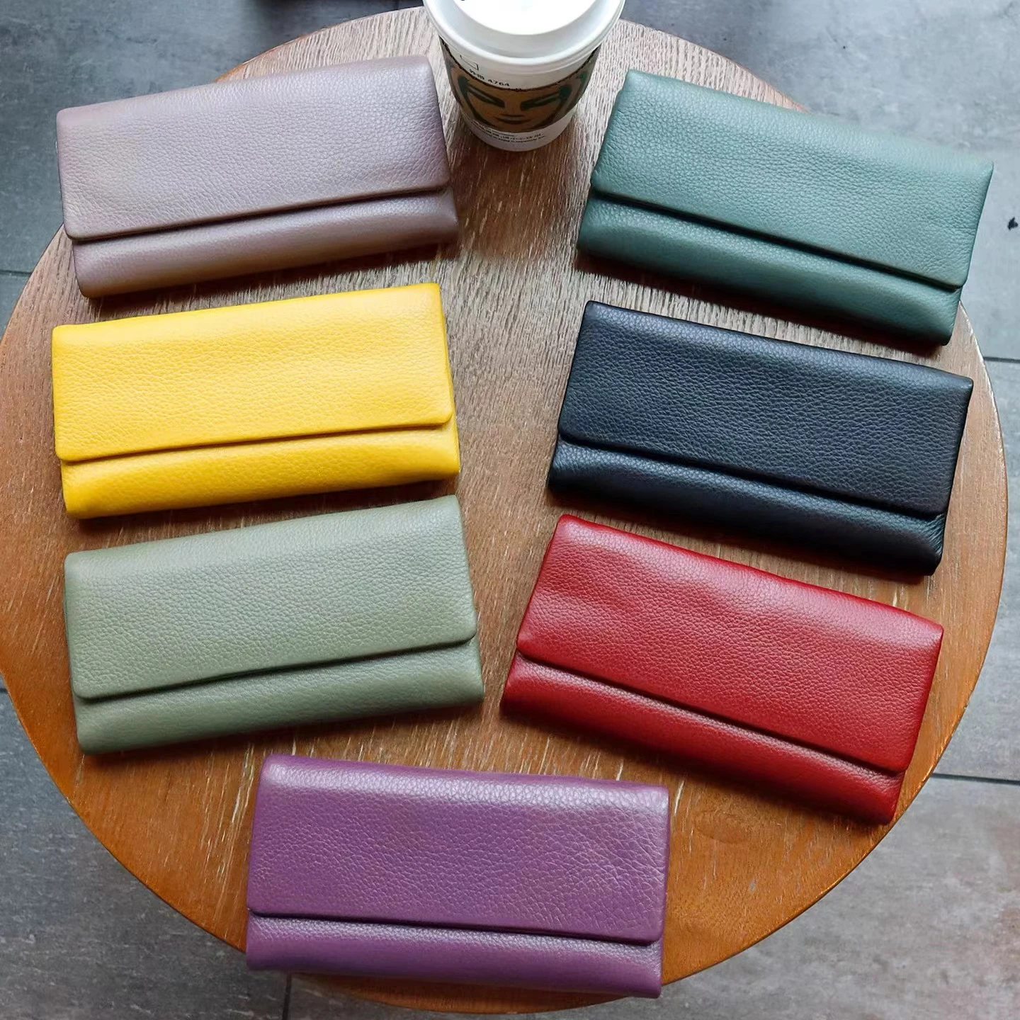 genuine-leather-women-wallet-long-thin-purse-cowhide-multiple-cards-holder-clutch-bag-fashion-standard-wallet