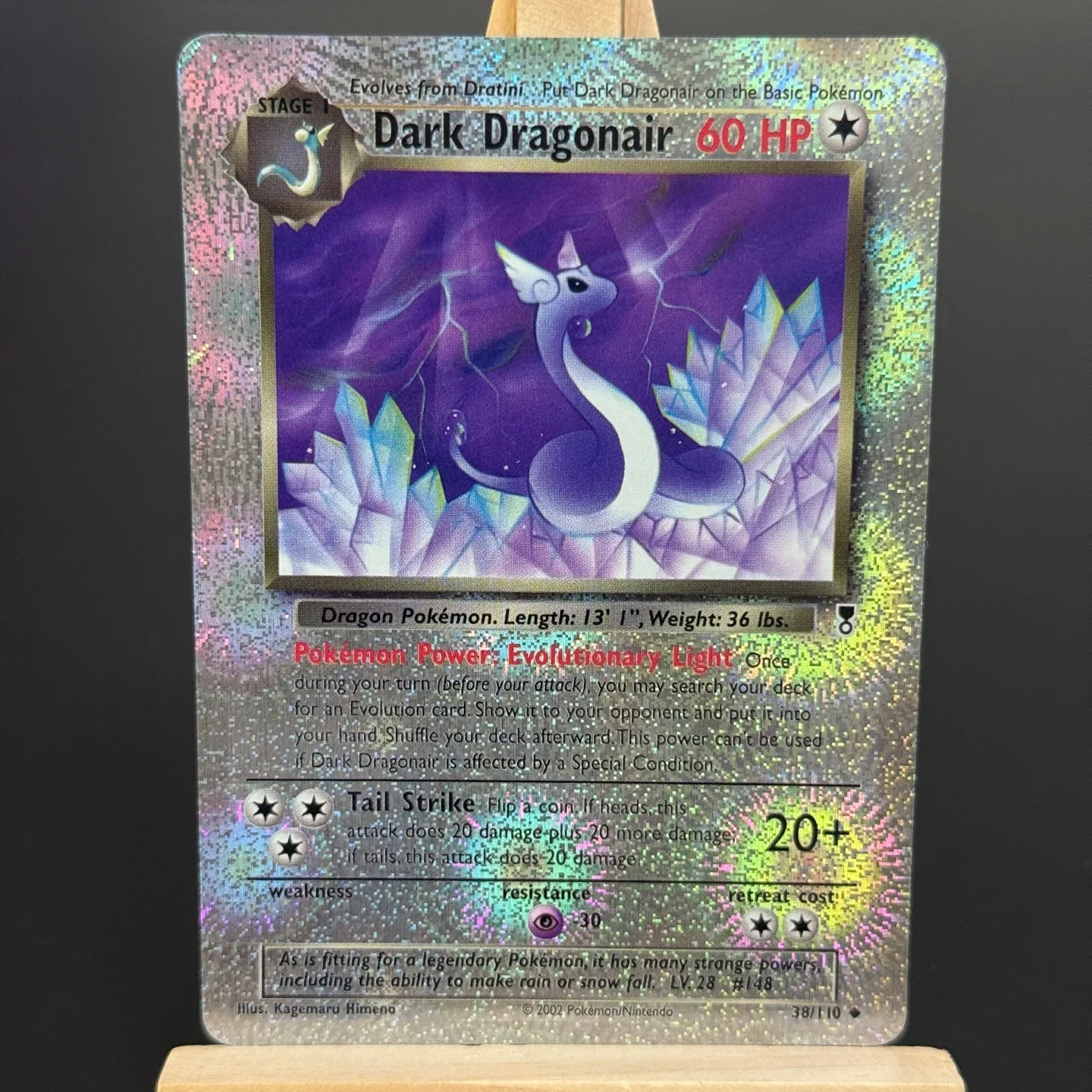 TCG English Dark Dragonair Collection Card 2002 Legendary Collection #38 38/110 Reverse Holo Card Diy Proxy