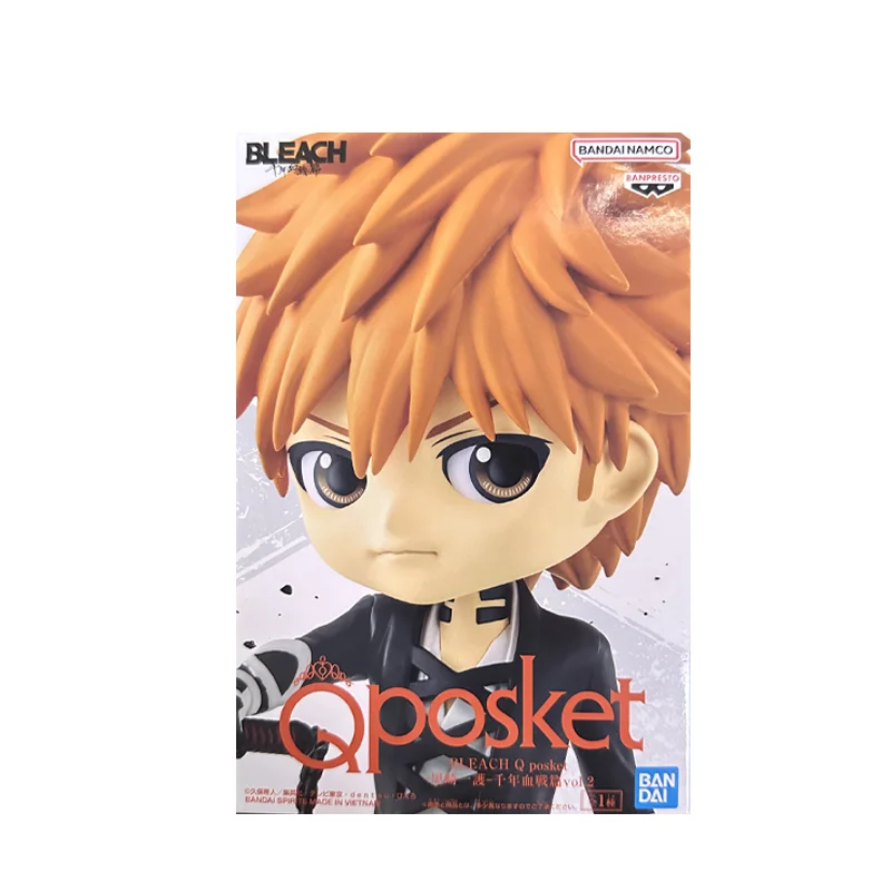 

Q Version Posket Shinigami The Thousand Year Blood War Kurosaki Ichigo 2 Anime Figure Desktop Ornaments Statue Bandai Banpresto