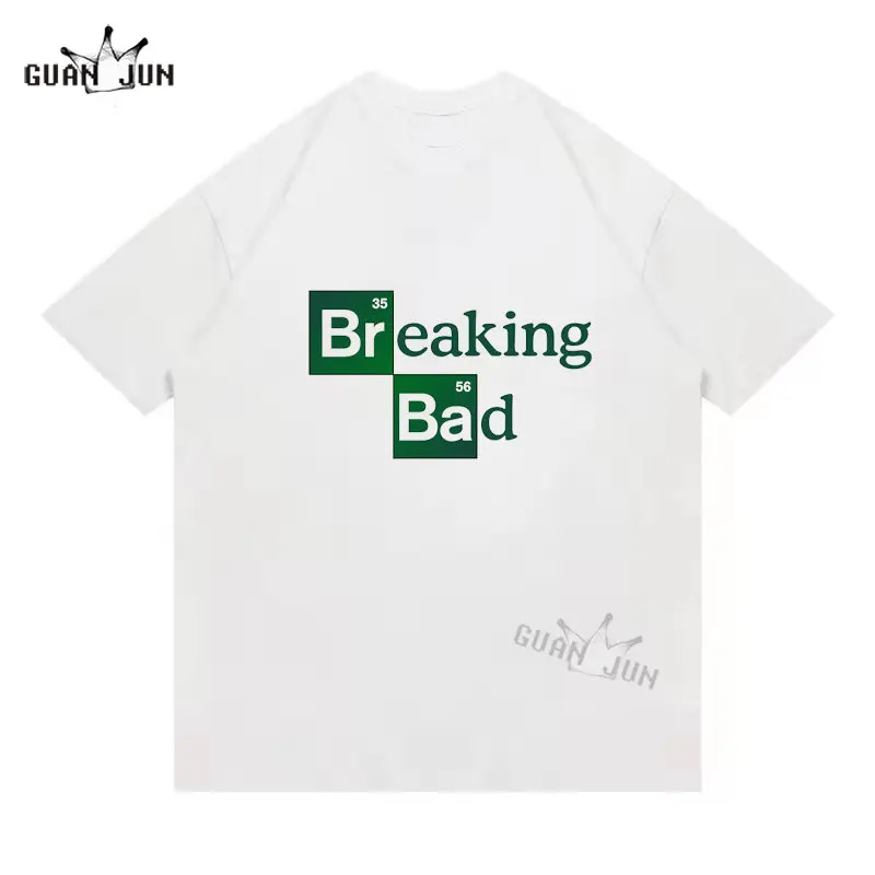 Breaking Bad Chemistry Walter Unisex Tshirt Men\'s T-shirt Street Style Women Tops Cotton T-shirt Oversized Tees Harajuku Clothes