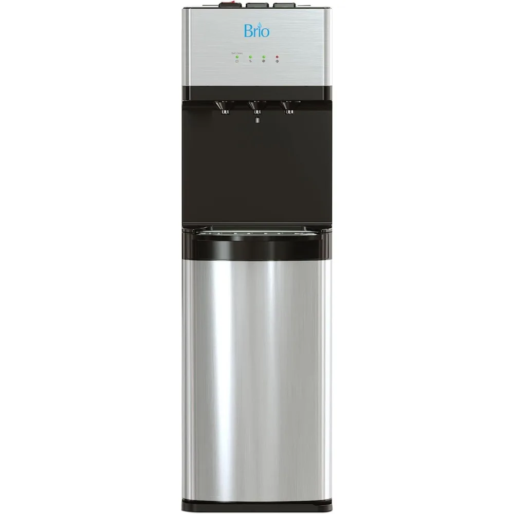 520 Bottleless Water Cooler Dispenser with 2 Stage Filtration - Self Cleaning, Hot Cold and Room Temperature Water. 2 Free Extra