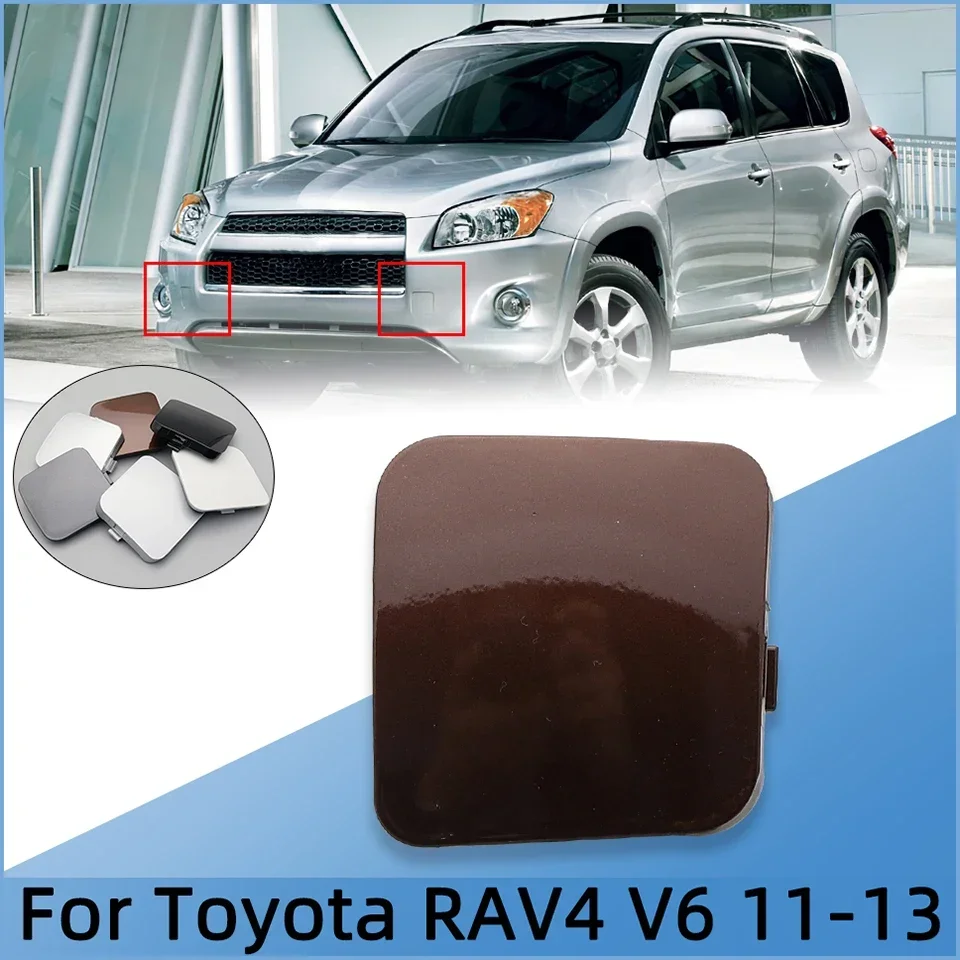 

Car Front Bumper Tow Hook Eye Cover Lid For Toyota RAV4 Rav4 V6 XA30 2011 2012 2013 Towing Hauling Trailer Cap Left Right Side