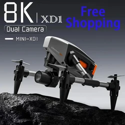 XD1 Mini Drone 4k Profesional z 8K kamera HD Fpv składany Quadcopter ze stopu powietrza dla dzieci zabawki drony zabawki zdalnie sterowane