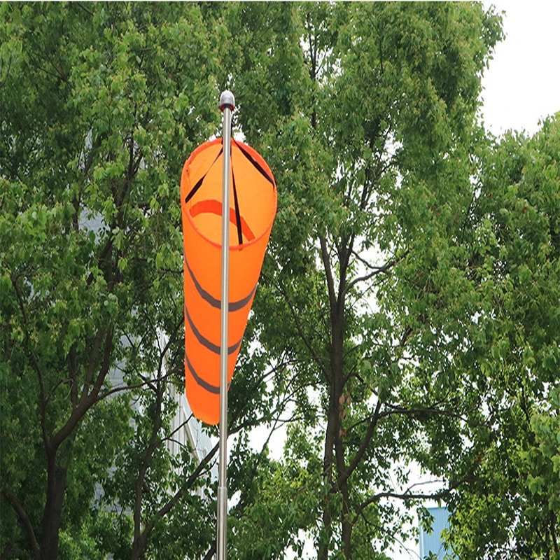 กลางแจ้ง Meteorological โรงงานเคมี Airport Marine กันน้ำ Oxford ผ้า Wind Vane Anemometer ทิศทางลมกระเป๋า