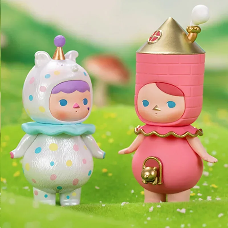 

Pop Mart Pucky Three Little Pigs Series Original Blind Box Toys Model Confirm Style Cute Anime Figure Gift Surprise Box Collect