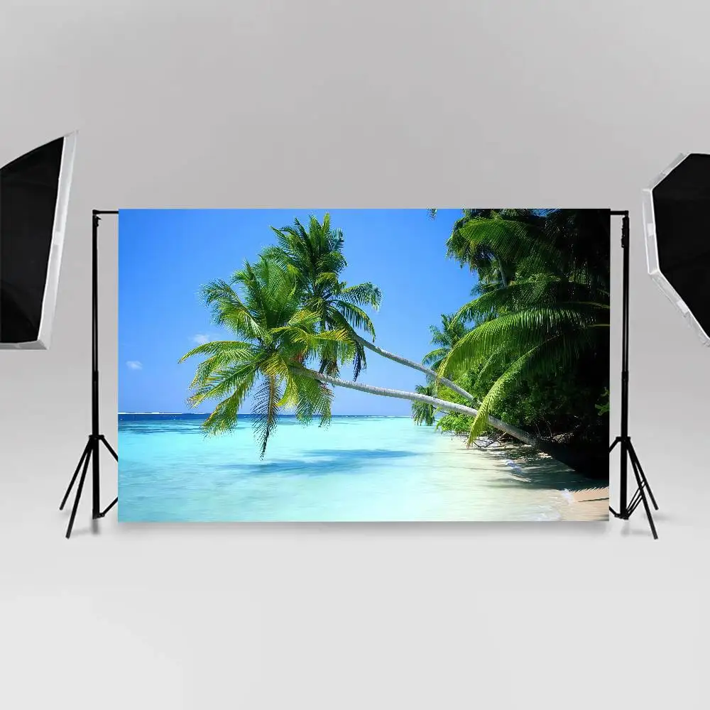 Sommerlicher Strand-Fotohintergrund für Selbstporträts, Haustiere, Babys, Neugeborene, Geburtstage, Fotostudio-Hintergrund