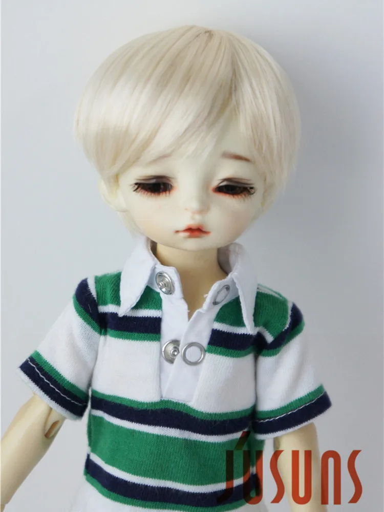 Jusuns Doll wigs  JD341 6-7inch 16-18cm  Short Cut Boyish Synthetic mohair BJD Hair  1/6 YOSD Vinyl Doll accessories