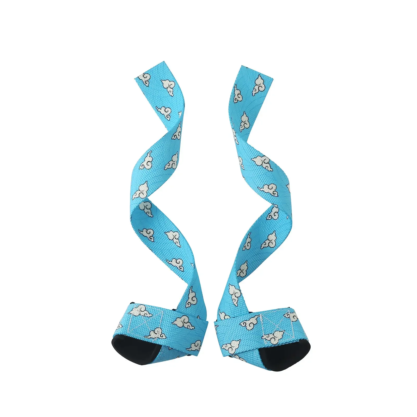 Cloud Blue Anime Wrist Wraps Gym Support Weight Lifting Comfortable Flexible Protector Powerlifting Weightlifting Support