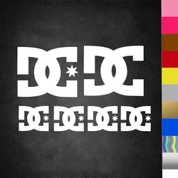 Dc Shoe Sponsor Vinyl Stickers para carro e moto, moda decalque