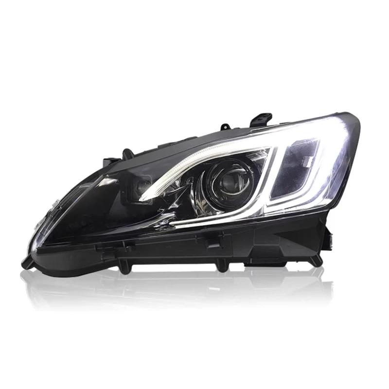 Modified Car Parts for Toyota14-generation Crown 2015-2020 Headlight Assembly Modified LED Lens Running Light Water Steering