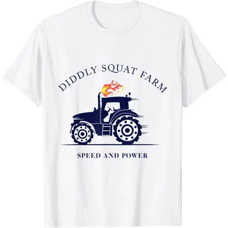 Perfect Tractor Design Diddly Squat Farm Speed And Power T-Shirt