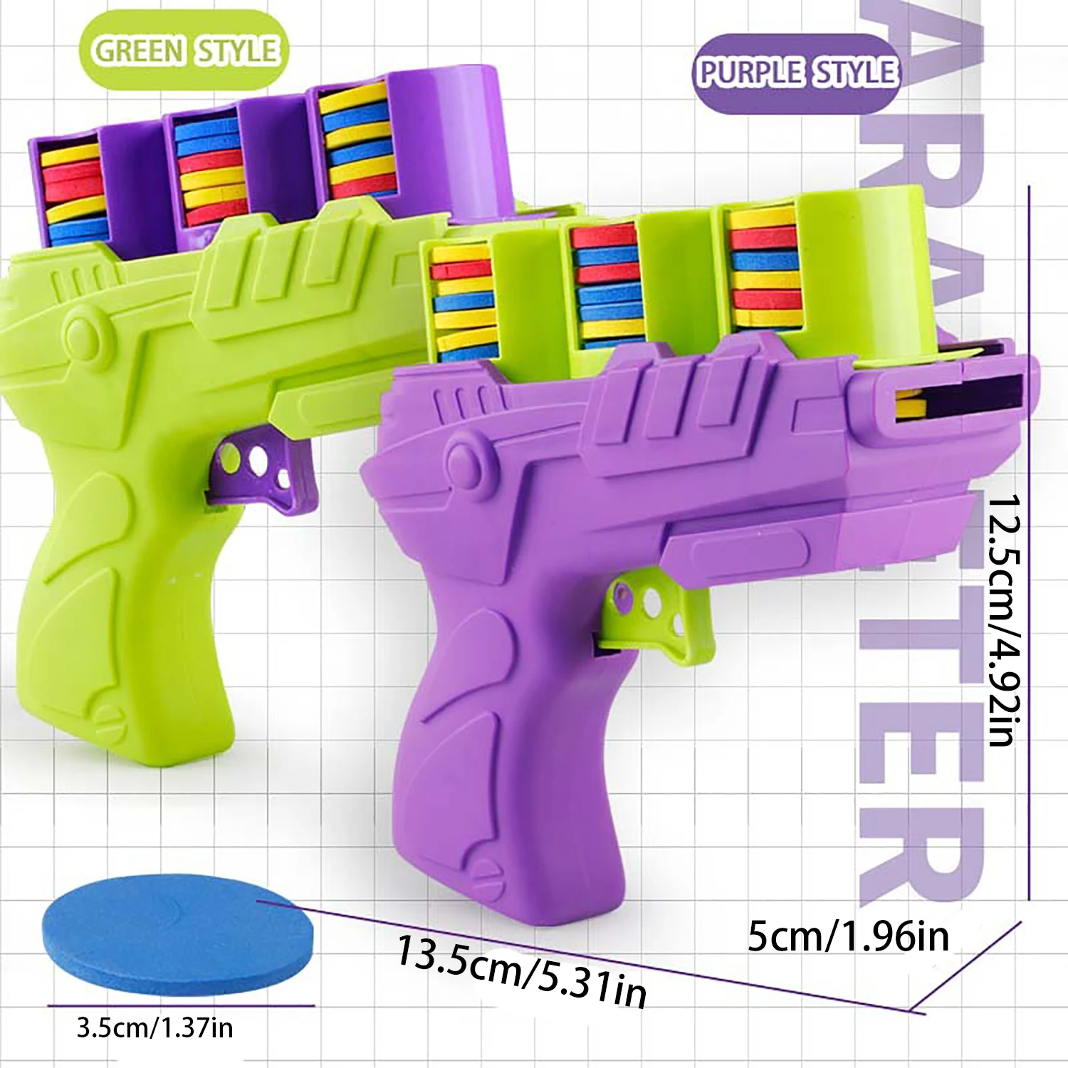 子供のおもちゃの銃,柔らかい発射体,飛行ディスク,25 eva,子供のおもちゃの銃,屋外ゲーム,インタラクティブなスポーツ玩具
