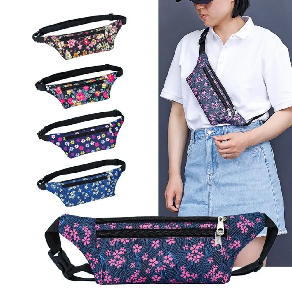 

New Oxford Cloth Waist Bag Multifunctional Waterproof Sports Chest Bag 5 Colors Mobile Phone Bag Storage Bag
