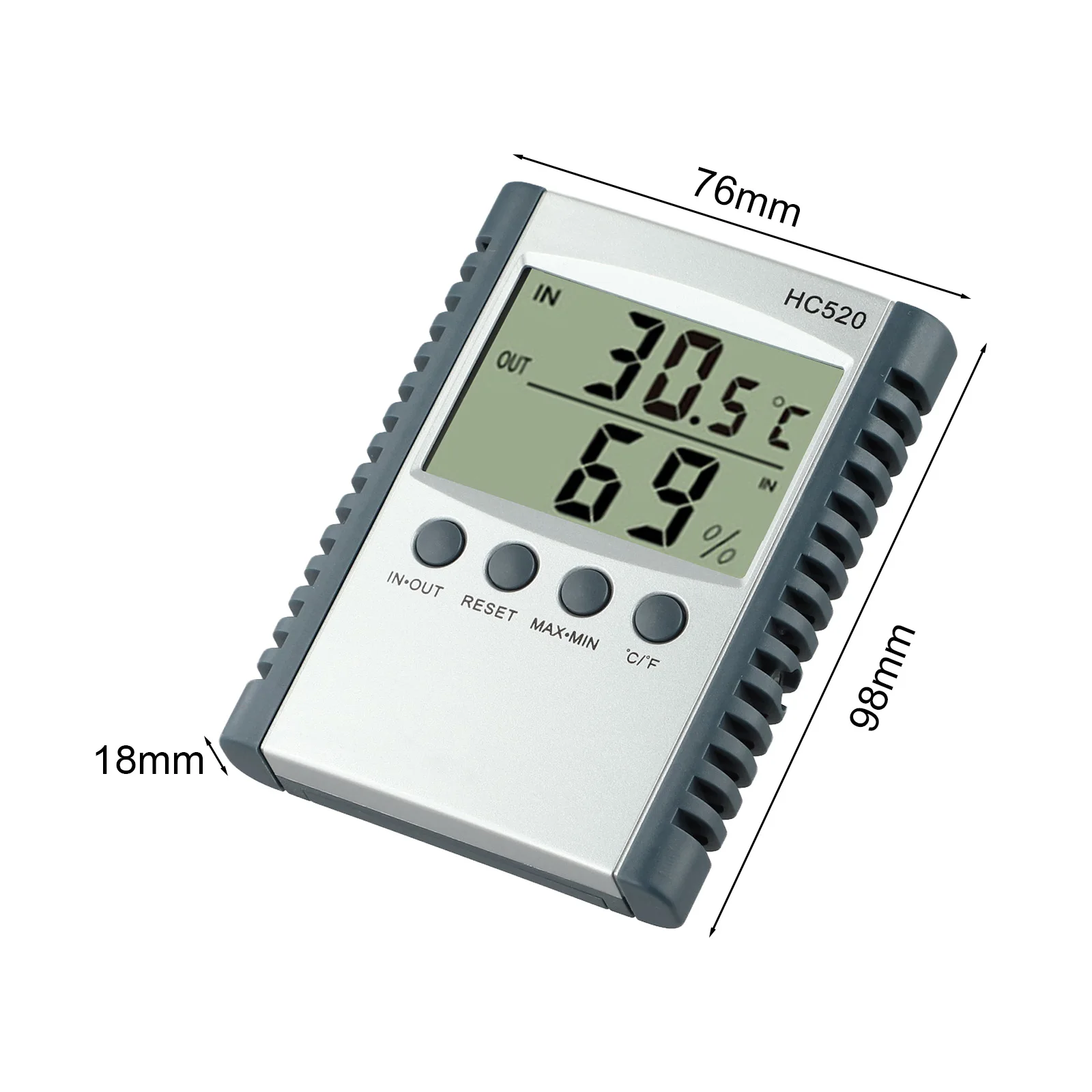 Electronic Temperature Gauge Digital Hygrometer For Comfortable Environment Humidity Level Indicator Long-lasting Battery