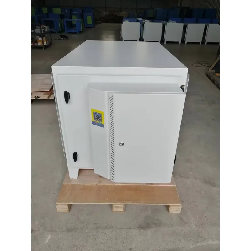 Barbecue Grill Smoke Electrostatic Fume Precipitator Wet Scrubber Oil Mist Collector Air ESP Filter With 98% Purify Rate