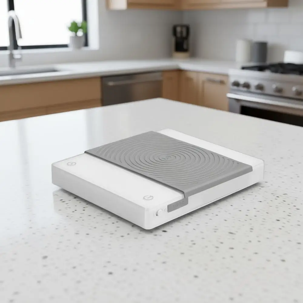 

Цифровые весы для кофе Basic 2.0 с таймером, черное зеркало, высокая точность 2000 г/0,1 г, подходят для пуровера и капельного заваривания, белые