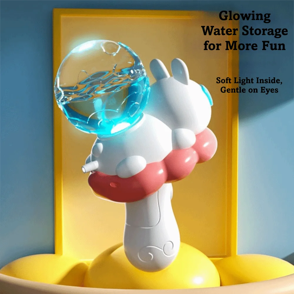 There is a backpack Cute Rabbit Animal Water Spray Squirt Handheld Water Squirt Long Range Strong Water Summer Beach