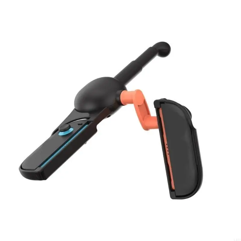 

L41E Motion Sensing Fishing Rod Controller Ergonomic Designs Universal Fishing Game Accessory Simple to Operate for Consoles 2