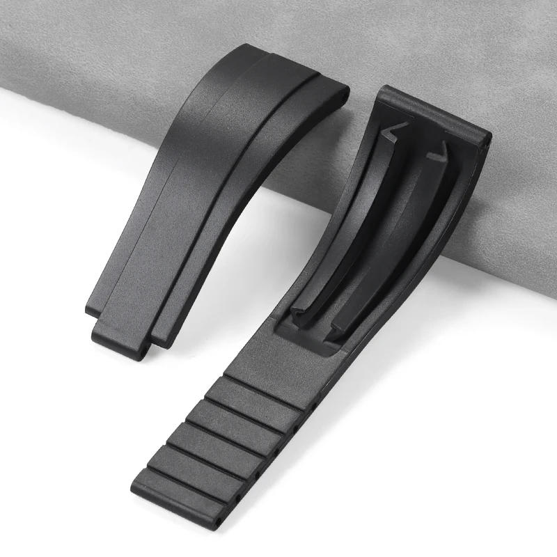 20mm Rubber WatchBand for Rolex Submariner for Daytona GMT for Oysterflex Men Silicone Bracelet Waterproof Sport Watch Strap