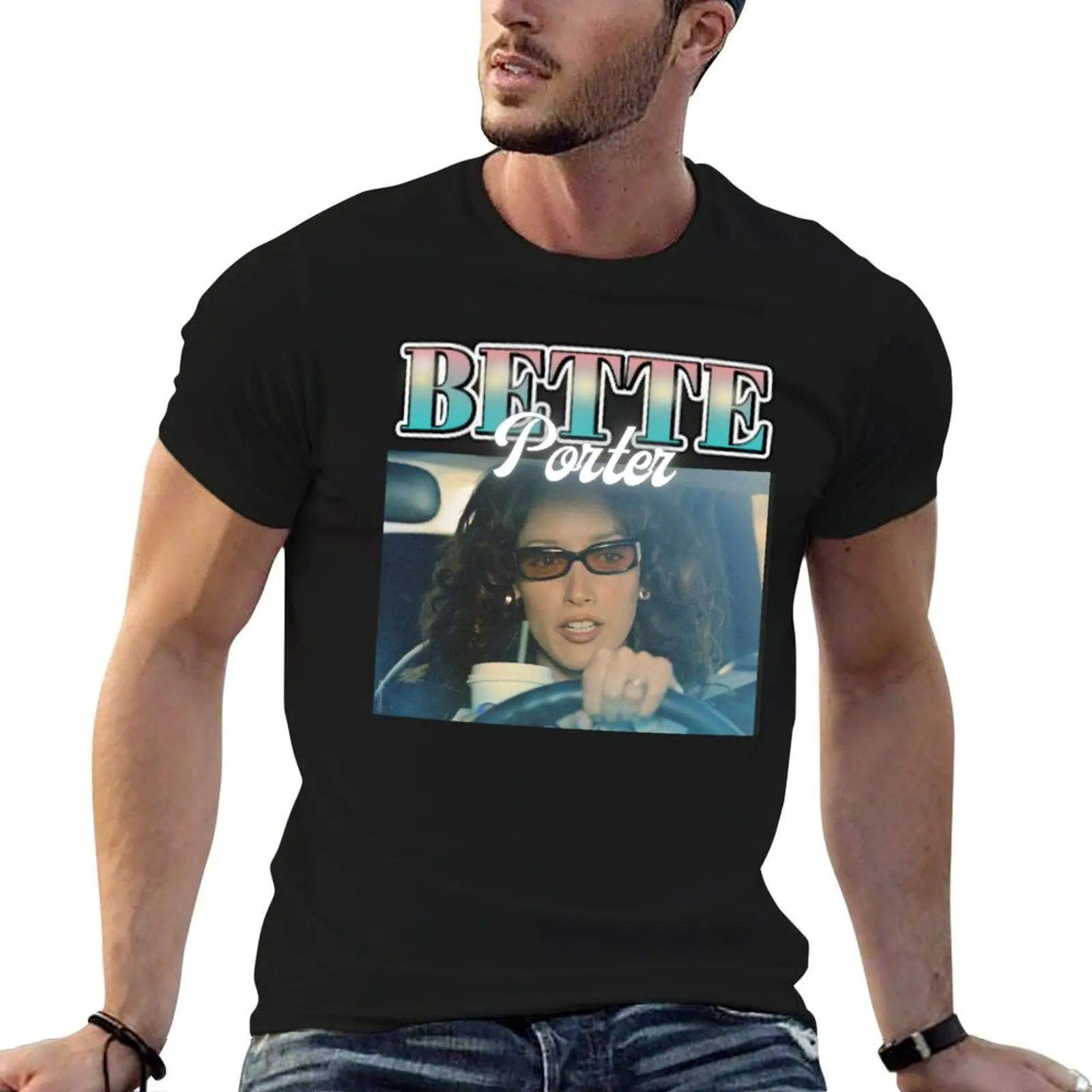 bette porter the l word T-Shirt jennifer beals T-Shirt shirts graphic tees blacks funny t shirts for men