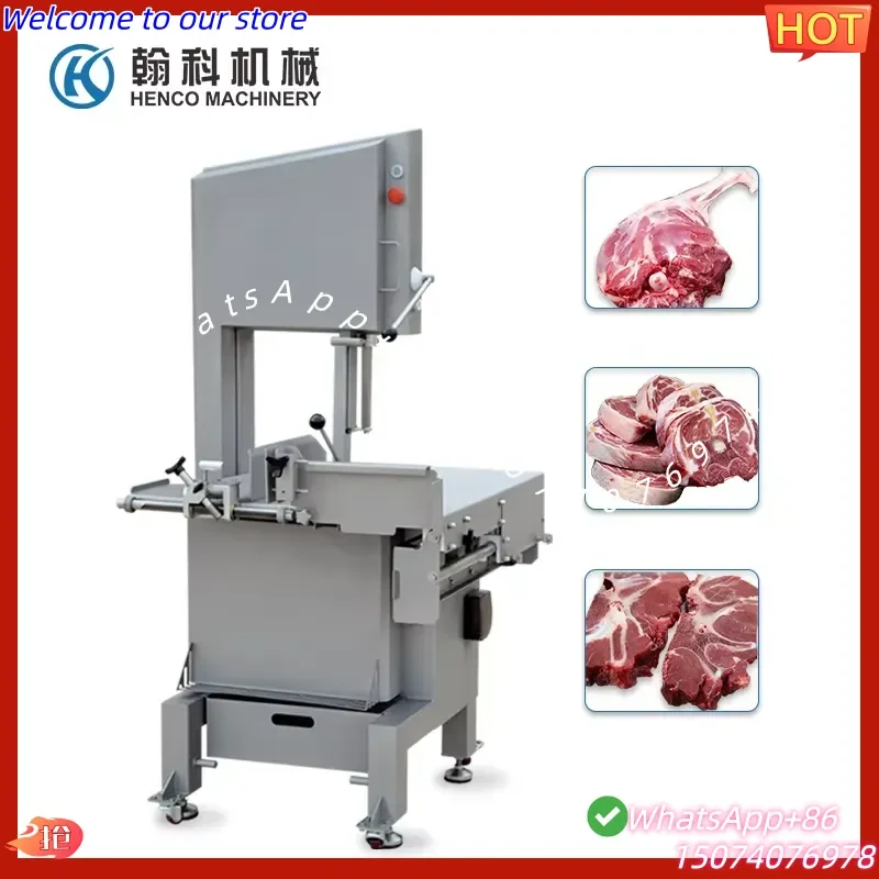 2026 Stainless Steel Electric Butcher Cut Frozen Meat Processing Food Small Fast Cutting and Meat Saw Machine