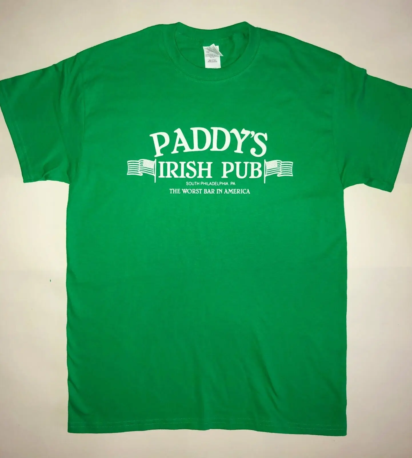 

Always Sunny In Philadelphia PADDY'S IRISH PUB T-Shirt Unisex (Vintage/Green)