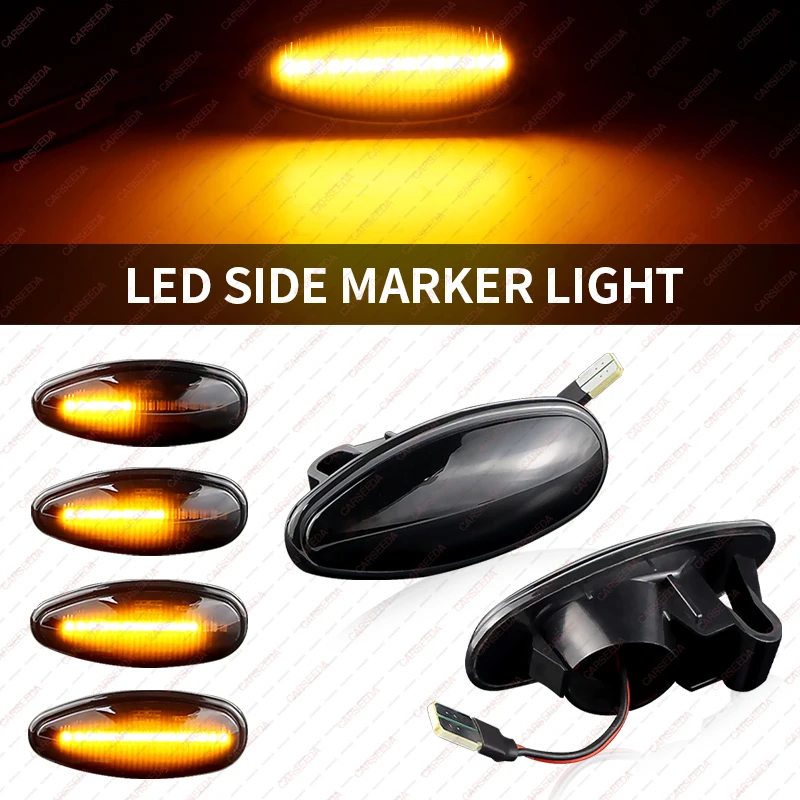 2 قطعة LED أضواء العلامات الجانبية المتتابعة الديناميكية لميتسوبيشي أوتلاندر CU لانسر CK ES Freeca Adventure I-Miev Nativa MR522027