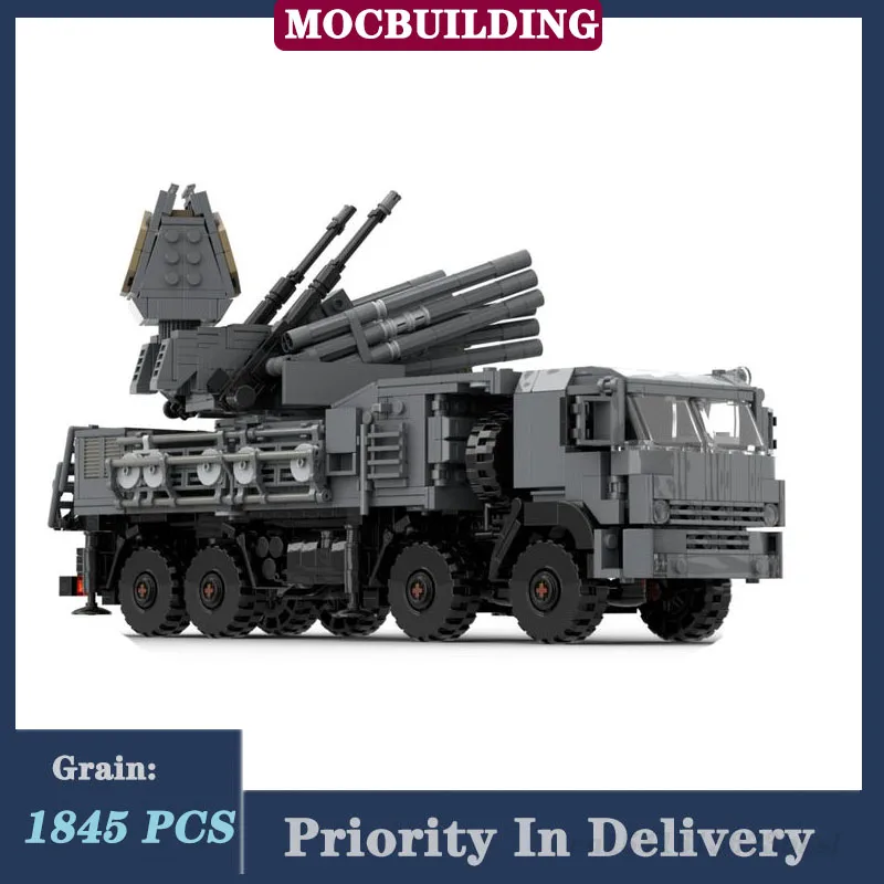 MOC City Military Truck Transport Vehicle System Model Building Block Assembly Track Combat Vehicle Boy Collection Birthday Gift