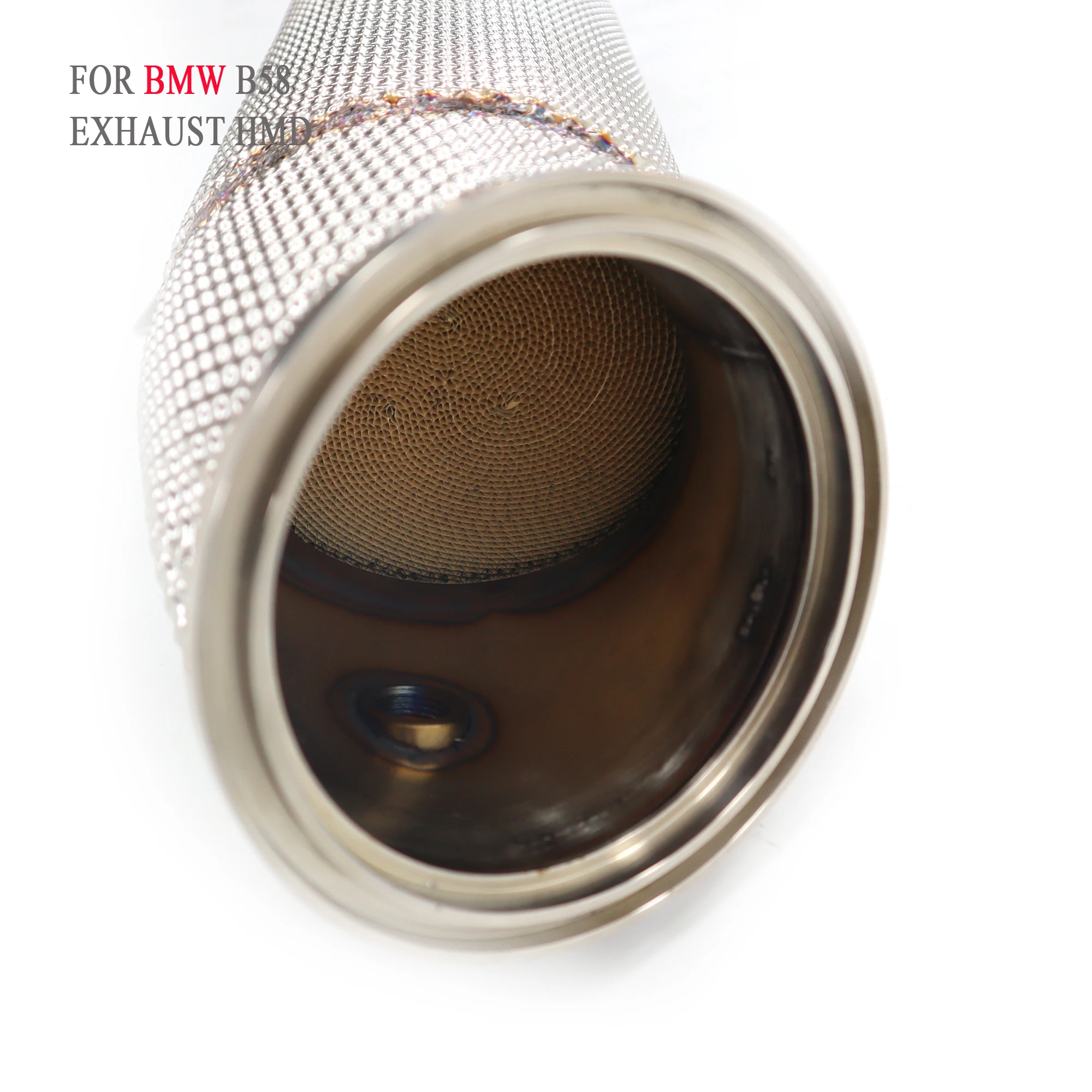 Zeitlich begrenztes Angebot HMD Rhodiniertes, geruchloses Downpipe, problemloses Licht für BMW 320i 325i 330i G20 G28 F30 2.0T B48 B46