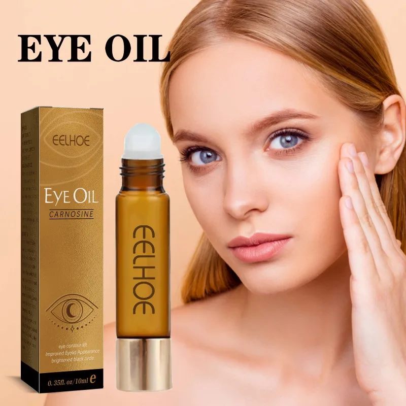 Eye Care Essence Oil Lightens Bags Under The Eyes and Dark Circles Anti-wrinkle Moisturizes Brightens Tightens Skin Eye Cream