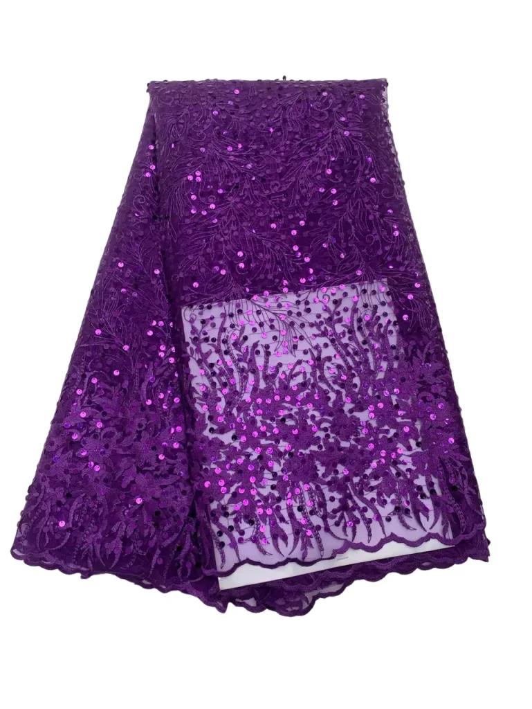 

Cheap Hight Quality Nigeria Sequins Net Embroidery Lace Fabric African Mesh Lace Fabric 2025 French Tulle Lace For Women Wedding