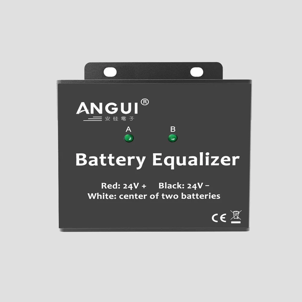 ANGUI 24V FBA052S KBA052S Battery Equalizer LED Display 2 X 12V Lead Acid Gel Batteries Series Balancer 2S Active NCM 24V 25.6V