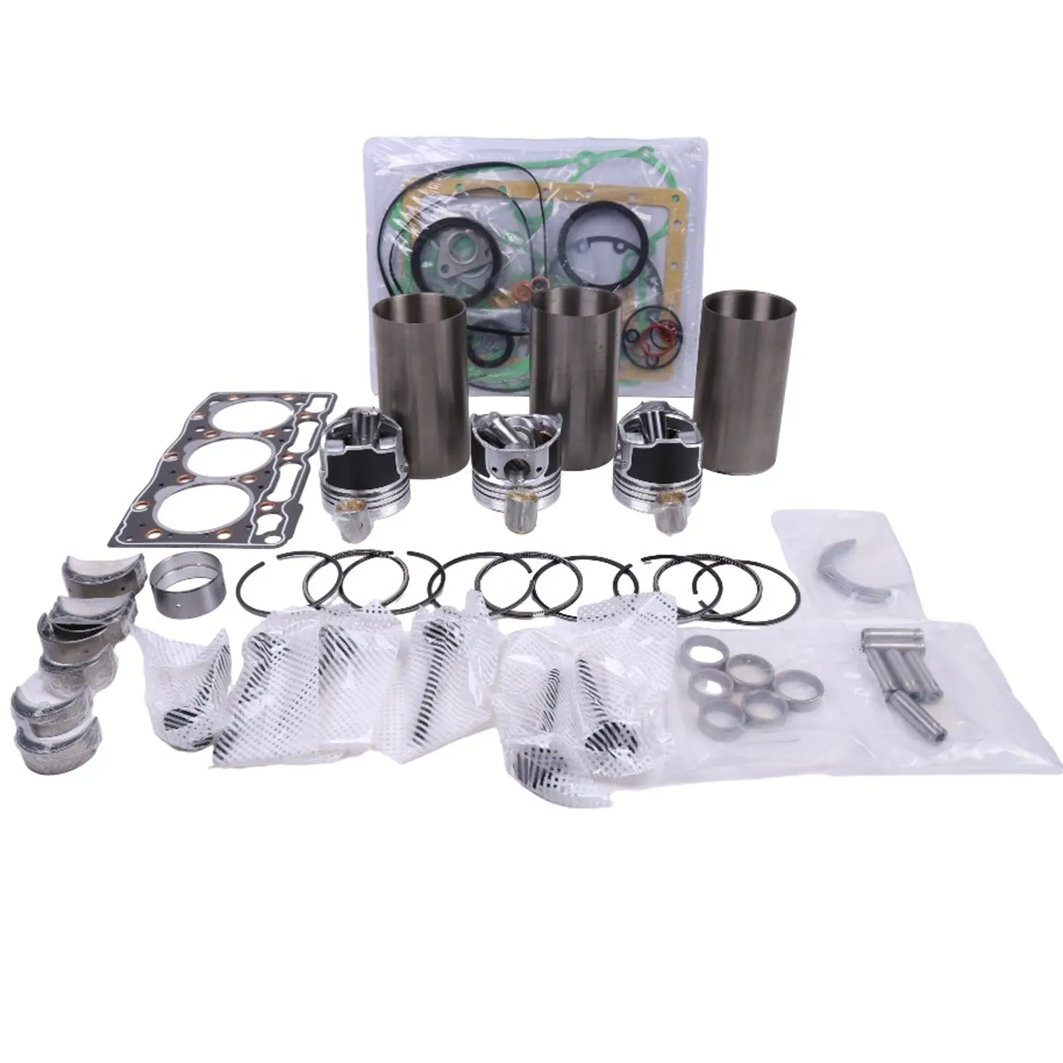 

Overhaul Rebuild Kit for Yanmar 3TNE82 3TNE82A 3TNE82A-ETB 3D82A 3D82AE Engine