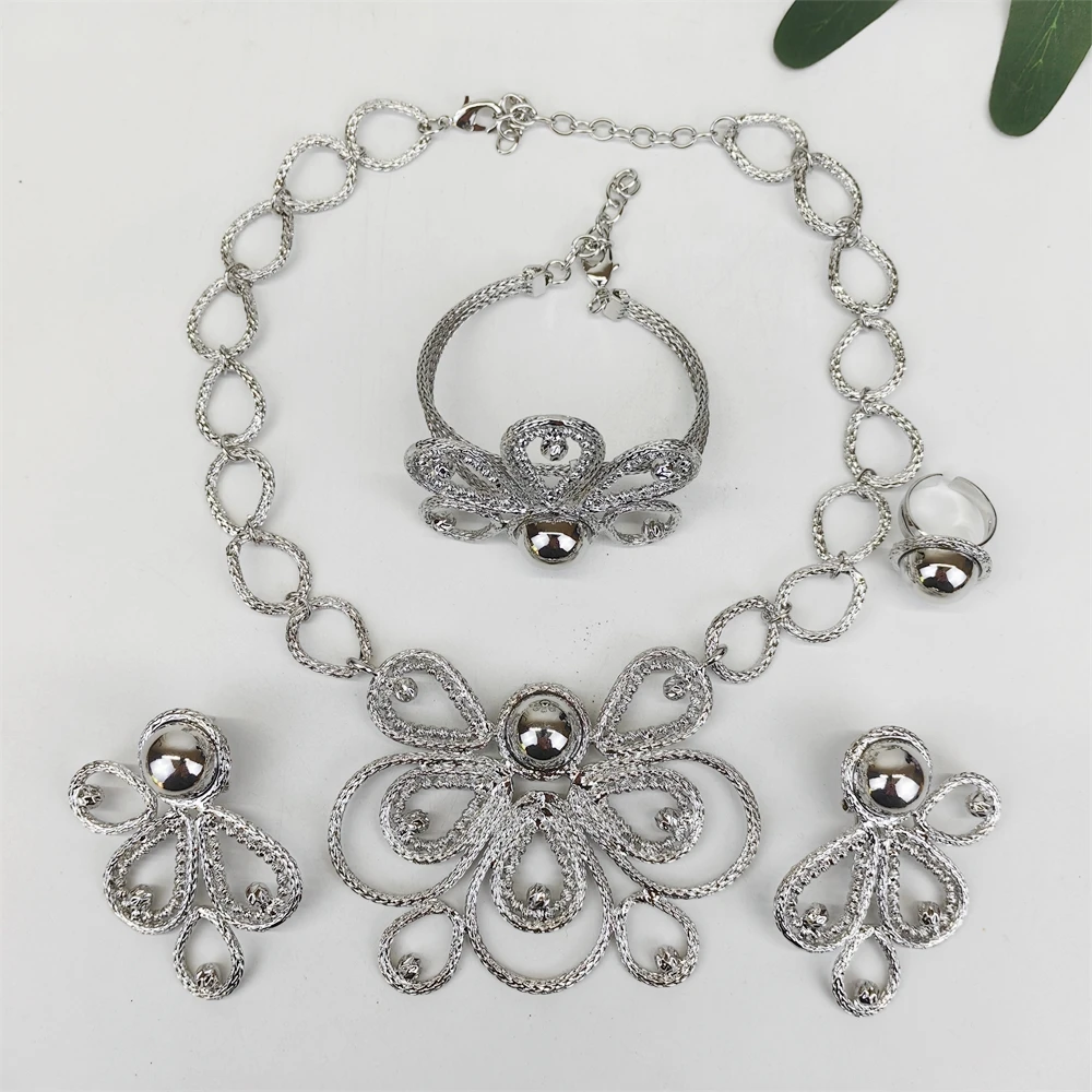 

Ювелирные наборы TITI класса люкс, высококачественные, с золотым покрытием, уникального дизайна: колье, серьги, браслет, кольцо. Подарки для свадеб и торжеств в нигерийском стиле.