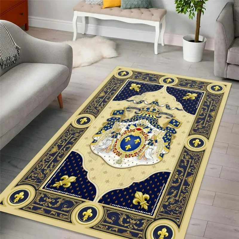 Napoleon Coat Of Arms Carpet Living Room Decoration Hallway Large Size Soft Decor Rugs Bedroom Home Hotel Floor Mat Washable
