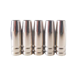 15AK Nozzle Semi-automatic Sleeve Welding Shields MIG Consumable Burner MAG Insert Torch Cups 5 Pcs