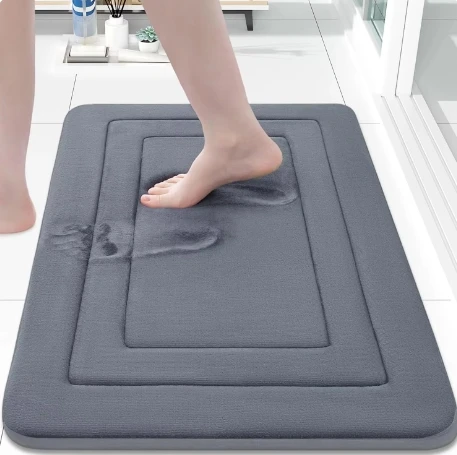 

Thickened flannel absorbent floor mat entrance carpet bathroom mat entrance anti-slip mat entrance door mat toilet mat