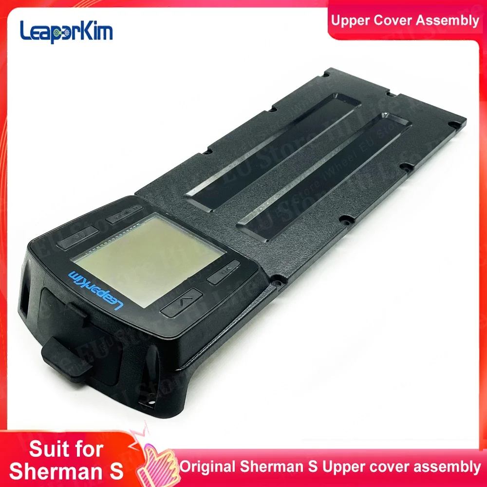 Original LeaperKim Veteran Sherman S  Upper Cover Assembly Display  charger port Suit For Sherman S Electric Unicycle Parts