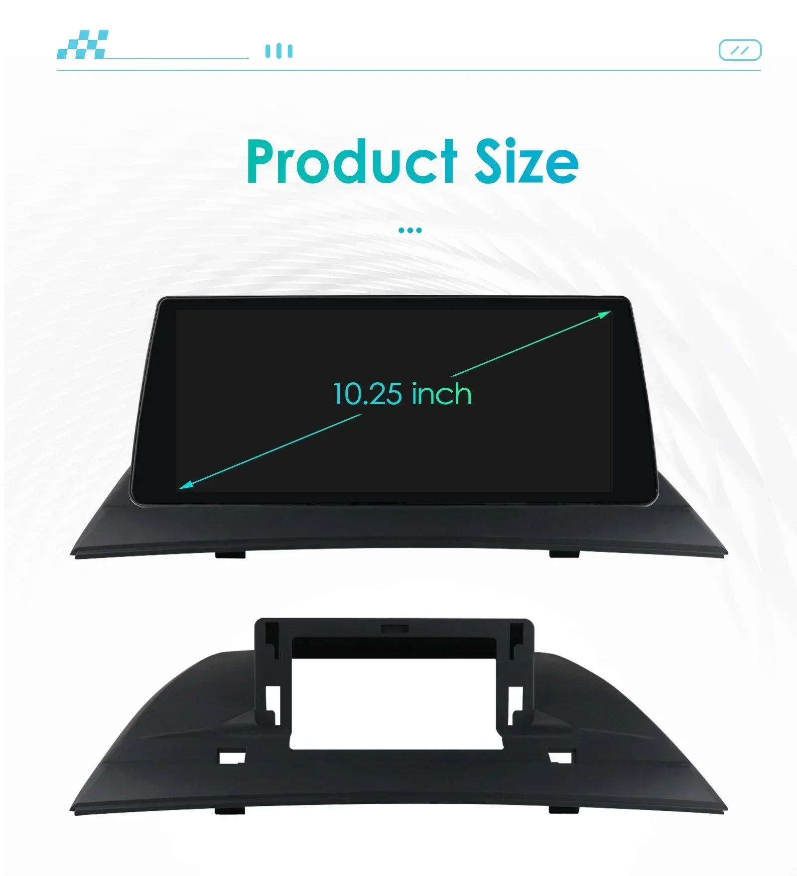 Sistemas inteligentes de carro Android 14 para BMW X3 E83 (2004-2010) sem suporte de tela original TPMS Wireless Carplay Android Auto