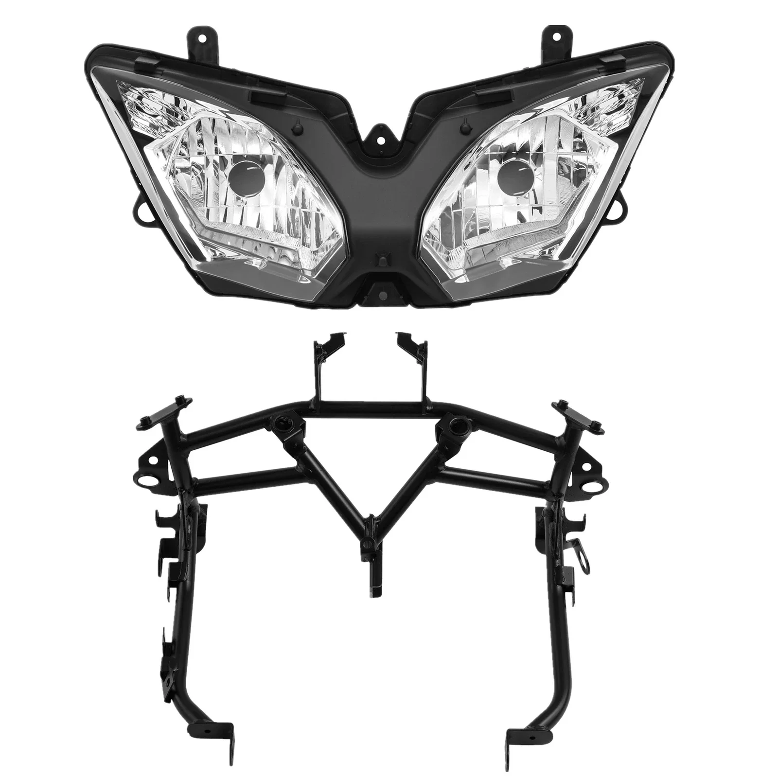 Motorcycle Front Headlight Upper Fairing Stay Bracket For Kawasaki Ninja 650 2017-2019