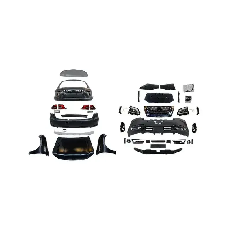 HW Car Facelift 10-19 Upgrade to 2020 Version Newest Body Kit Car Tuning Bumper Car Modification Kit for Patrol Y62