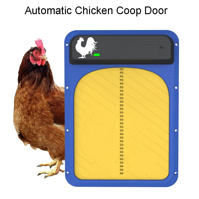 

Light Sense Control Automatic Chicken Coop Door Opener Chicken Duck Door Opener Practical Chicken Poultry Door