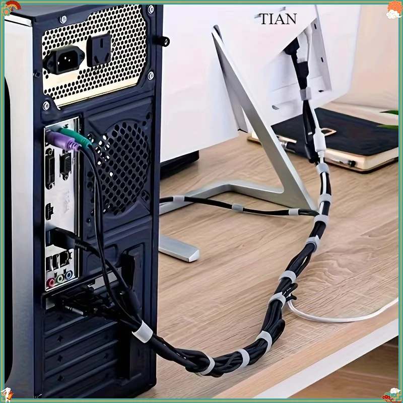 Of Tearable Data Cable Storage Back-to-back Tie Nylon Self-adhesive Hook And Loop Plant Strap Multi-purpose Strap