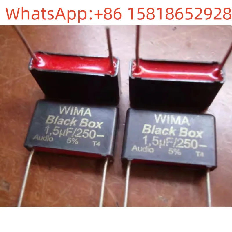 2pcs 250V 1.5UF 155 Wima Black Audio Black Box audio non-polar capacitor
