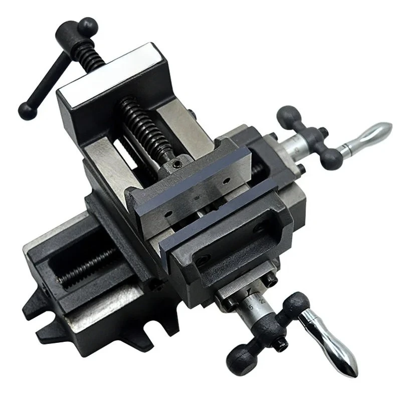 Precision Cross Flat Nose Pliers Heavy Duty Mobile Bench Vise For Drill Milling Machine 3 4 5 6 8inches Manual Drive Gear Core
