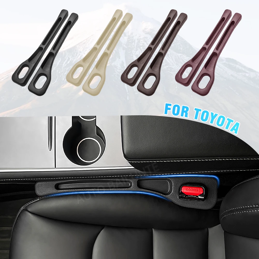 2Pcs Car Seat Gap Plug Strip Side Seam Interior Accessories For Toyota Venza 2009 2010 2011 2012 2013 2014 2015 2016 2017 - 2025