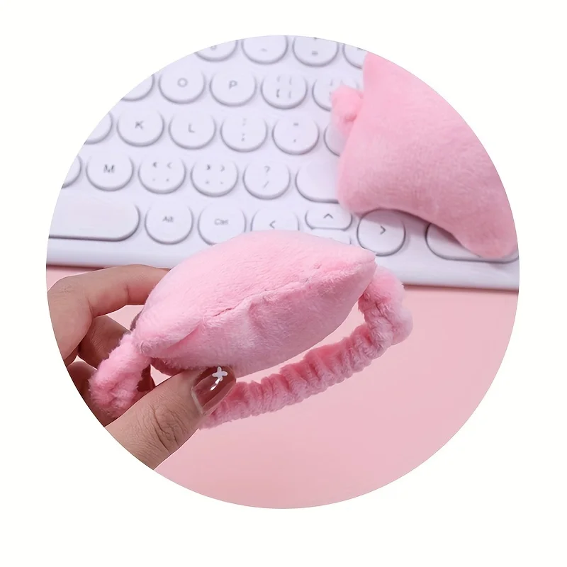Mehrzweck-Handgelenkpolster, Maus-Handgelenkschützer, Haarband, Maus-Handgelenk, weich, frei beweglich, Handgelenk-Handkissen für Büroangestellte, Gamer – Detail 5
